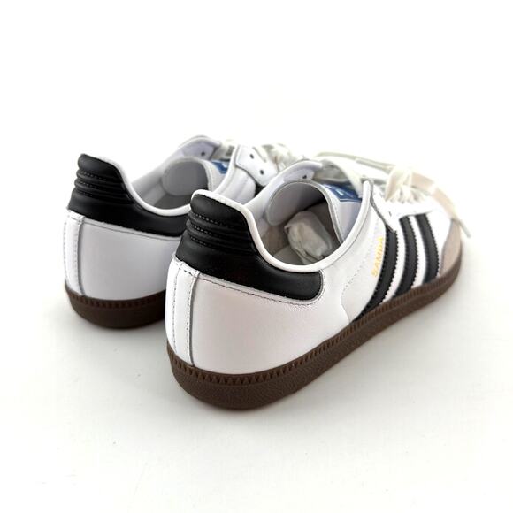 Adidas Women's Cloud White Core Black Clear Granite Samba OG Sneakers Size 8.5 - Picture 5 of 12